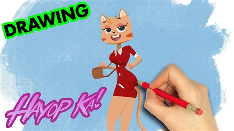 how to draw Nimfa Dimaano of Hayop Ka .